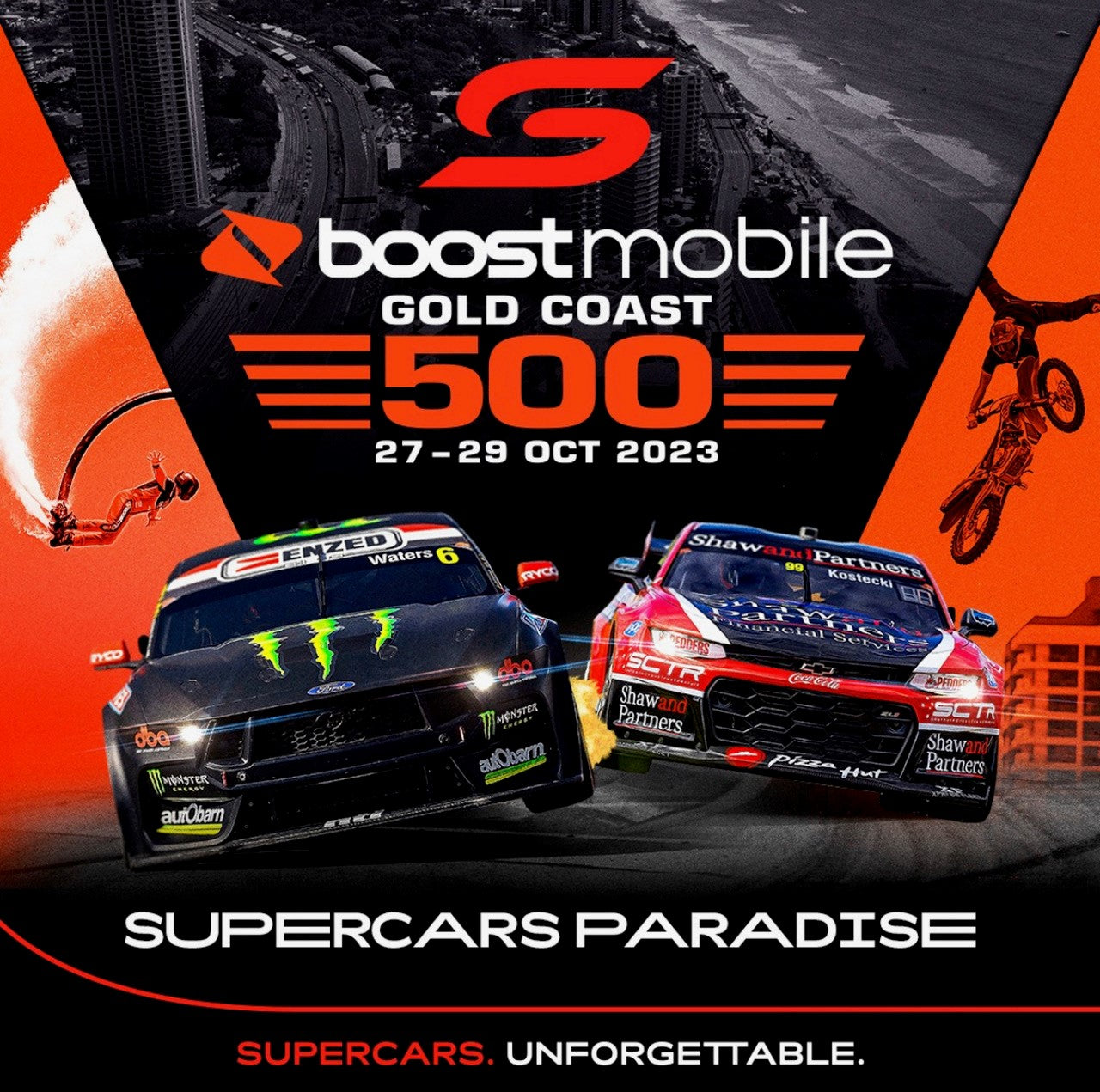 BOOST MOBILE GOLD COAST 500 SURFERS PARADISE The Hooligans